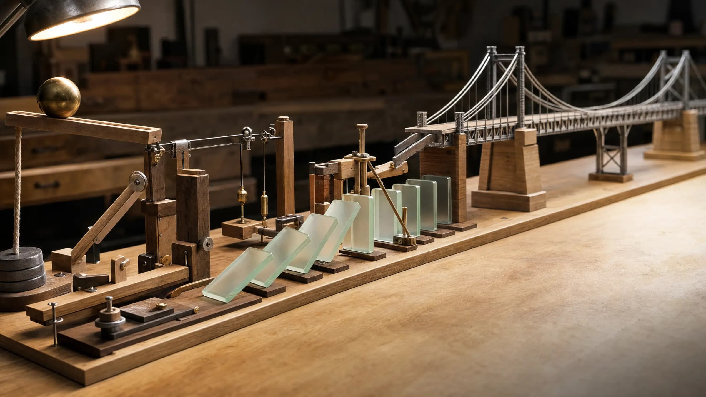 A carefully sequenced bridge moving from introductory credit to a term loan